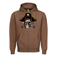 Chestnut pi rate 3 14 Zipper Hoodie - linhVisuals