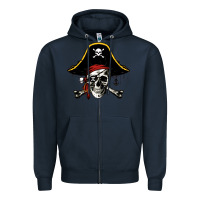 Navy pi rate 3 14 Zipper Hoodie - linhVisuals