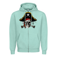 Seafoam pi rate 3 14 Zipper Hoodie - linhVisuals