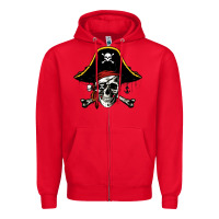 Red pi rate 3 14 Zipper Hoodie - linhVisuals
