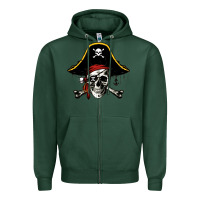 Sports Green pi rate 3 14 Zipper Hoodie - linhVisuals