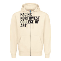 Sandshell Pacific Northwest College of Art Zipper Hoodie - linhVisuals