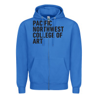 True Royal Pacific Northwest College of Art Zipper Hoodie - linhVisuals