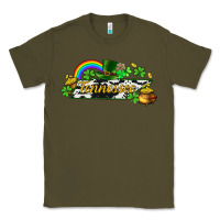 Army Green Tennessee map St. Patrick's Classic Tee - CowGirlArtShop