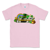 Bubblegum Pink Tennessee map St. Patrick's Classic Tee - CowGirlArtShop