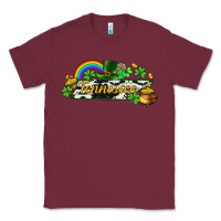 Burgundy Tennessee map St. Patrick's Classic Tee - CowGirlArtShop
