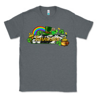 Charcoal Heather Tennessee map St. Patrick's Classic Tee - CowGirlArtShop