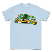 Dusty Blue Tennessee map St. Patrick's Classic Tee - CowGirlArtShop