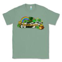 Sage Tennessee map St. Patrick's Classic Tee - CowGirlArtShop