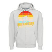 Dove Grey hide and seek world champion bigfoot t  shirt hide and seek world cham Zipper Hoodie - linhVisuals