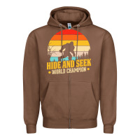 Chestnut hide and seek world champion bigfoot t  shirt hide and seek world cham Zipper Hoodie - linhVisuals