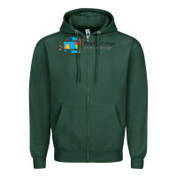 Sports Green Ringling College of Art and Design Zipper Hoodie - linhVisuals