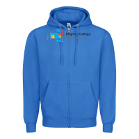 True Royal Ringling College of Art and Design Zipper Hoodie - linhVisuals