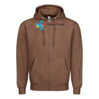 Chestnut Ringling College of Art and Design Zipper Hoodie - linhVisuals