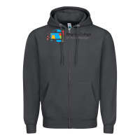 Smoke Ringling College of Art and Design Zipper Hoodie - linhVisuals