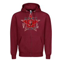 Burgundy almighty vice lord nation vl avln t shirt Zipper Hoodie - linhVisuals