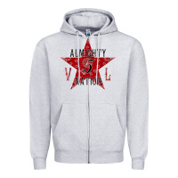 Heather Grey almighty vice lord nation vl avln t shirt Zipper Hoodie - linhVisuals