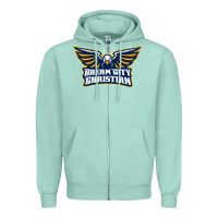 Seafoam twin city christian school Zipper Hoodie - linhVisuals