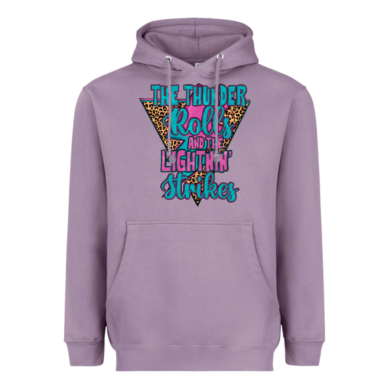 The Thunder Rolls And The Lightnin’ Strİkes Heavyweight Hoodie by JahusDesignShop | Teevron