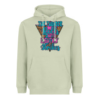 Matcha THE THUNDER ROLLS AND THE LIGHTNIN’ STRİKES Heavyweight Hoodie - JahusDesignShop