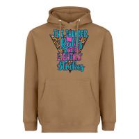 Toasted Coconut THE THUNDER ROLLS AND THE LIGHTNIN’ STRİKES Heavyweight Hoodie - JahusDesignShop