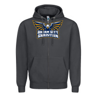Smoke twin city christian school Zipper Hoodie - linhVisuals