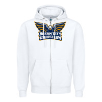 White twin city christian school Zipper Hoodie - linhVisuals