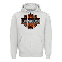 Dove Grey enjoy jesus christ heavenly devoted son parody religious tee t shirt Zipper Hoodie - linhVisuals
