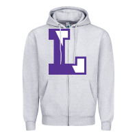 Heather Grey boston latin school Zipper Hoodie - linhVisuals