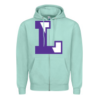 Seafoam boston latin school Zipper Hoodie - linhVisuals