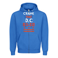True Royal vintage washington d.c crank that go go music design gift. t shirt Zipper Hoodie - linhVisuals