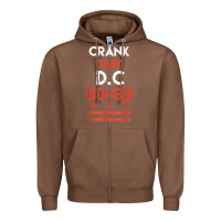 Chestnut vintage washington d.c crank that go go music design gift. t shirt Zipper Hoodie - linhVisuals