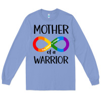 Colony Blue Mother Of Warrior Long Sleeve Tee - CowhideDigitalArt