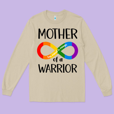 Mother Of Warrior Long Sleeve Tee Designed By Cowhidedigitalart