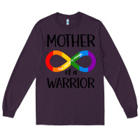 Plum Mother Of Warrior Long Sleeve Tee - CowhideDigitalArt