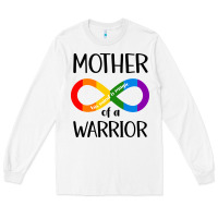 White Mother Of Warrior Long Sleeve Tee - CowhideDigitalArt