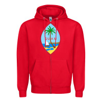 Guam Coat Of Arms Souvenir Gift Flag Chamorro T Shirt Zipper Hoodie | Teevron