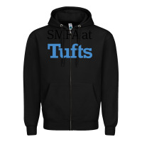 Black SMFA at Tufts Zipper Hoodie - linhVisuals