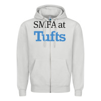 Dove Grey SMFA at Tufts Zipper Hoodie - linhVisuals