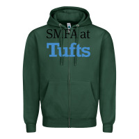 Sports Green SMFA at Tufts Zipper Hoodie - linhVisuals