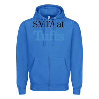 True Royal SMFA at Tufts Zipper Hoodie - linhVisuals