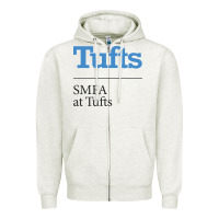 Oatmeal Heather SMFA at Tufts Zipper Hoodie - linhVisuals