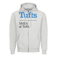 Dove Grey SMFA at Tufts Zipper Hoodie - linhVisuals
