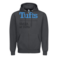 Smoke SMFA at Tufts Zipper Hoodie - linhVisuals