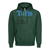 Sports Green SMFA at Tufts Zipper Hoodie - linhVisuals