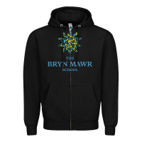 Black bryn mawr school Zipper Hoodie - linhVisuals