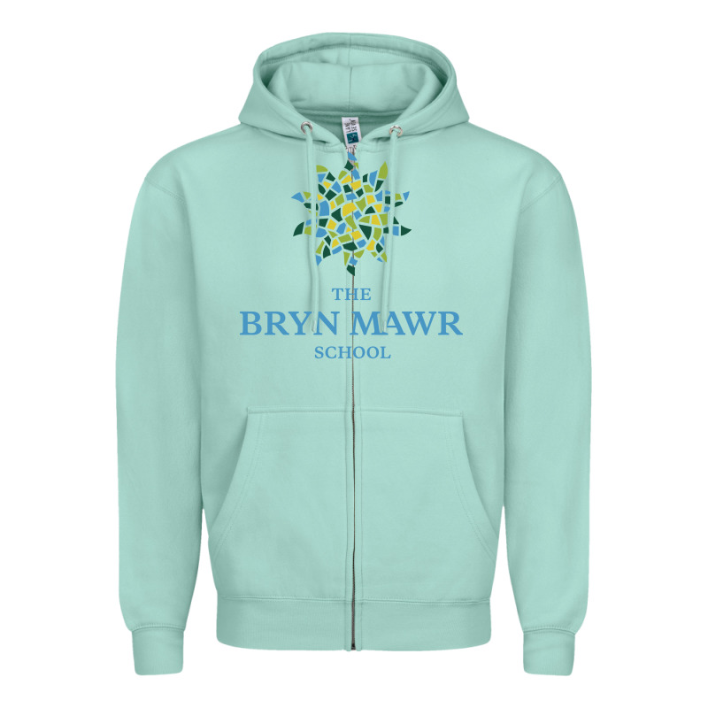 Bryn Mawr School Zipper Hoodie by linhVisuals | Teevron