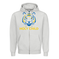 Dove Grey connelly school of the holy child Zipper Hoodie - linhVisuals