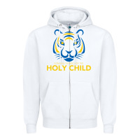 White connelly school of the holy child Zipper Hoodie - linhVisuals