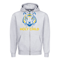Heather Grey connelly school of the holy child Zipper Hoodie - linhVisuals